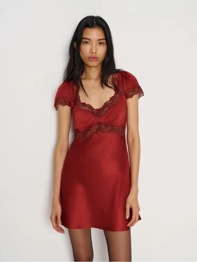 Reformation Romi Silk Dress